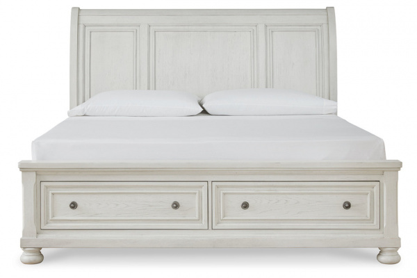 Кровать двуспальная с местом для хранения Robbinsdale King size, 193х203