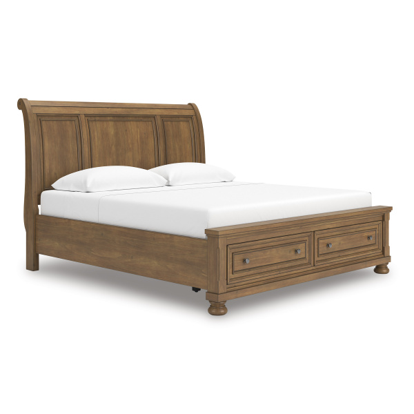 Кровать Vandenmore 183х203 King с ящиками и с изгибом изголовья