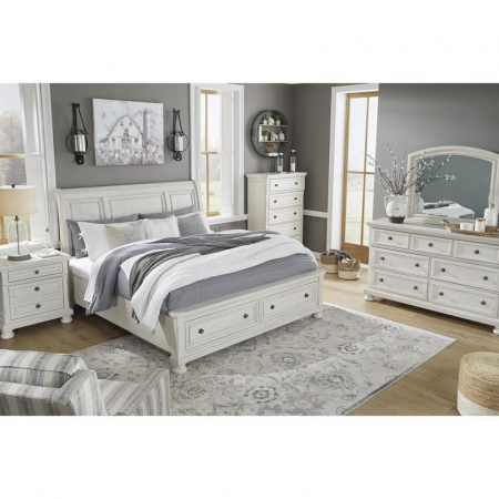 Кровать двуспальная с местом для хранения Robbinsdale King size, 193х203