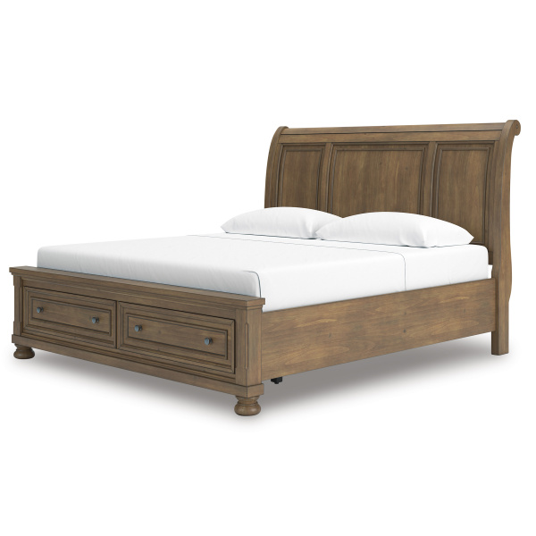 Кровать Vandenmore 183х203 King с ящиками и с изгибом изголовья