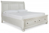 Кровать двуспальная с местом для хранения Robbinsdale King size, 193х203