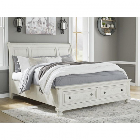 Кровать двуспальная с местом для хранения Robbinsdale King size, 193х203