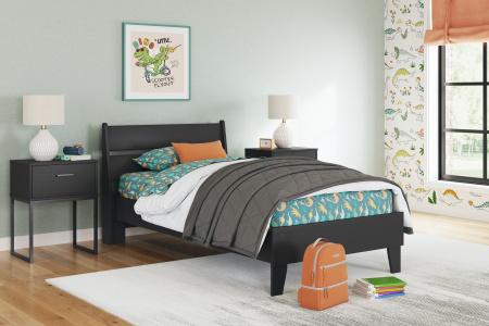 Кровать Twin size Socalle с изголовьем